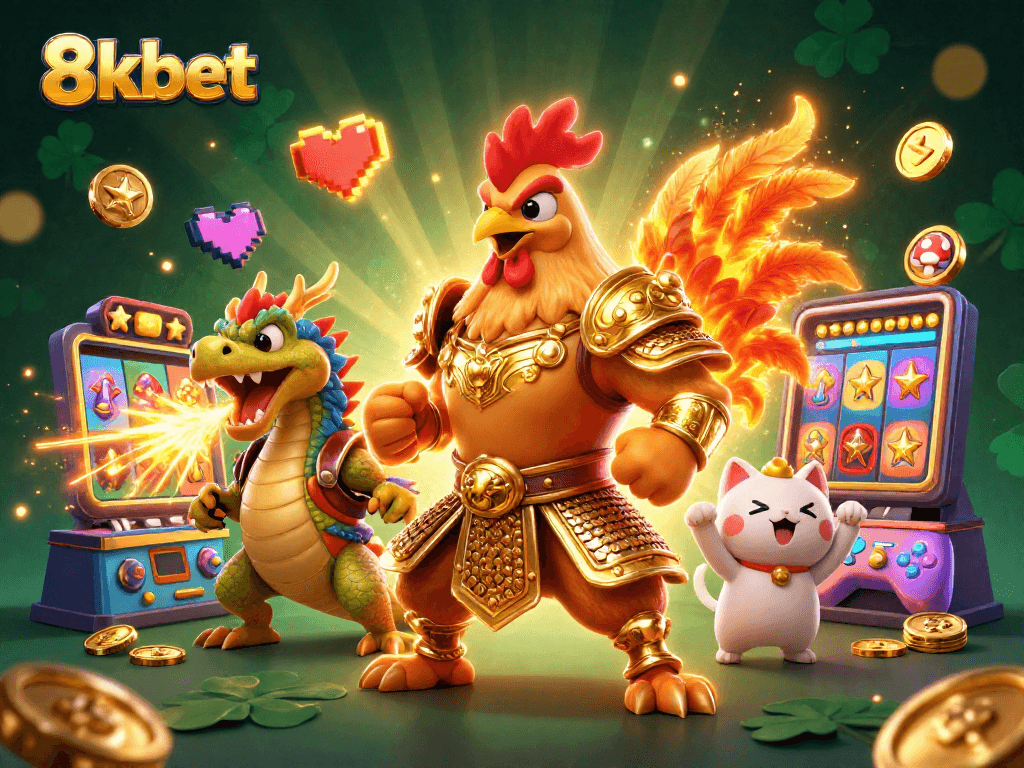 Experience the ultimate thrill with 8kbet as you engage in vibrant casino action and colorful slot machines.