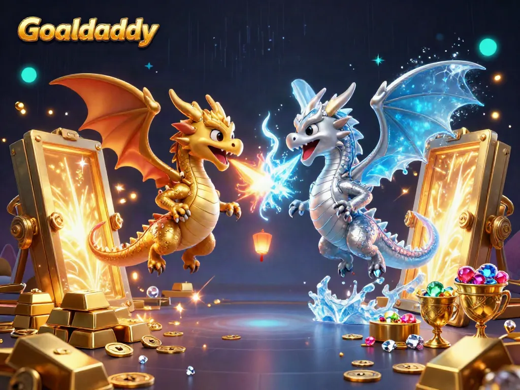 Engage with Goaldaddy live sports betting and gaming features in a vibrant 3D fantasy scene.