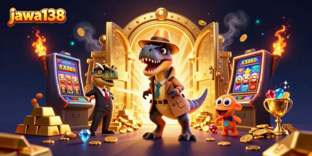 Engage with the thrilling jawa138 slots experience where cartoon characters play under the watchful eye of the pit boss.