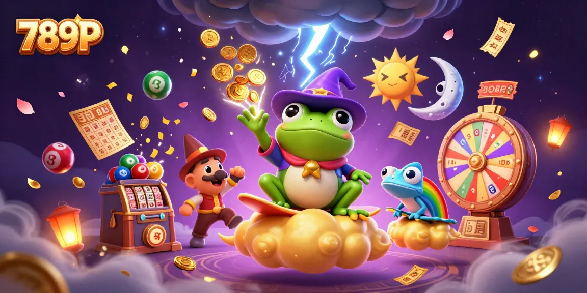 Experience winning thrills with 789P as golden coins rain down in an enchanting casino atmosphere.