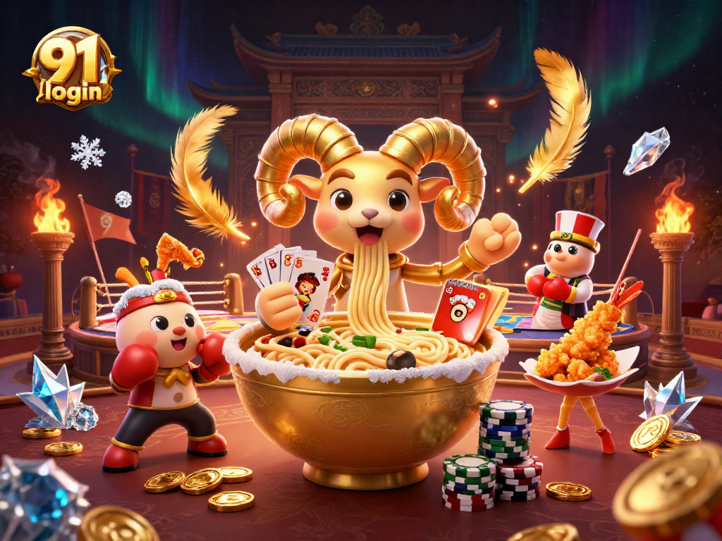 Experience excitement with 91 club login in a vibrant casino scene featuring colorful characters.