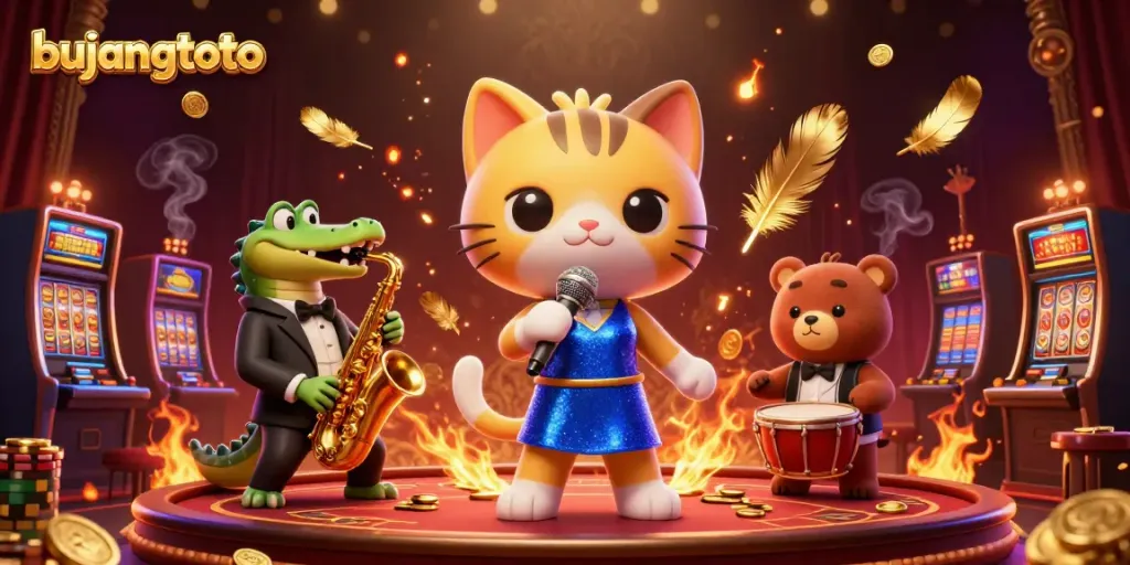 Experience the thrill of bujangtoto with vibrant characters and engaging casino elements.