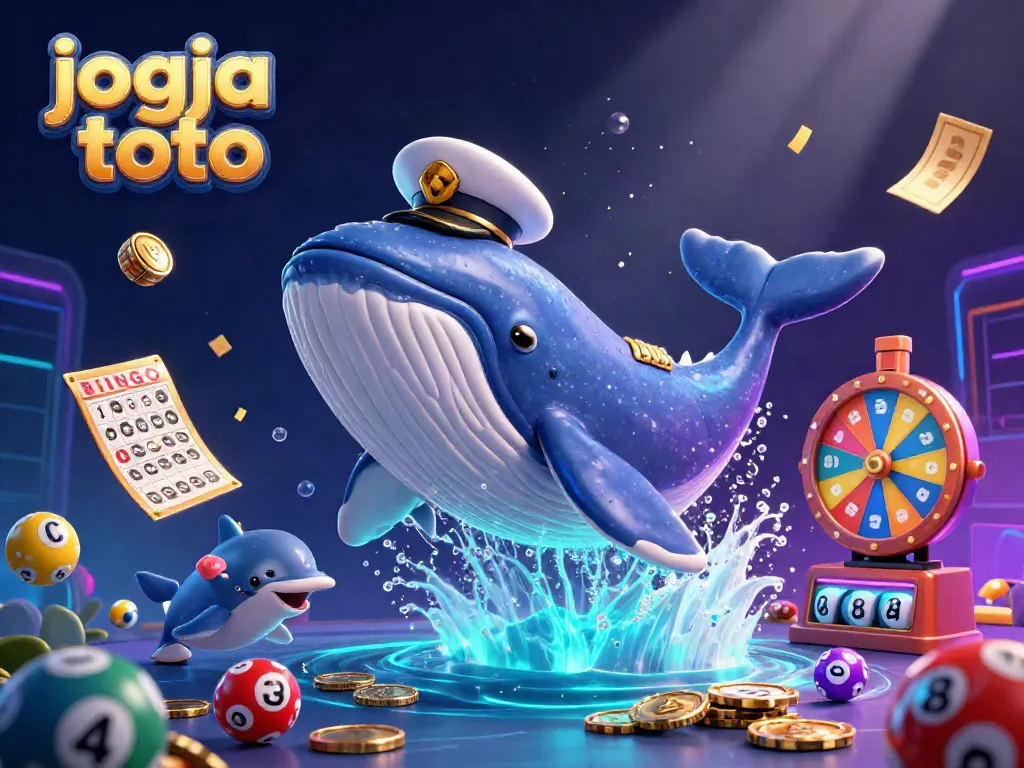 Engage with jogja toto's thrilling digital lottery experience in this vibrant, animated design.