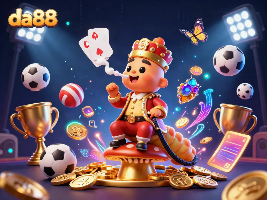 Engage in thrilling sports betting at da88 with dynamic visuals of a casino atmosphere