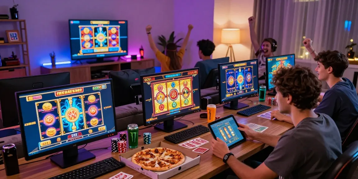 Exciting online gaming experience with players using link alternatif proplay88 in a lively atmosphere.