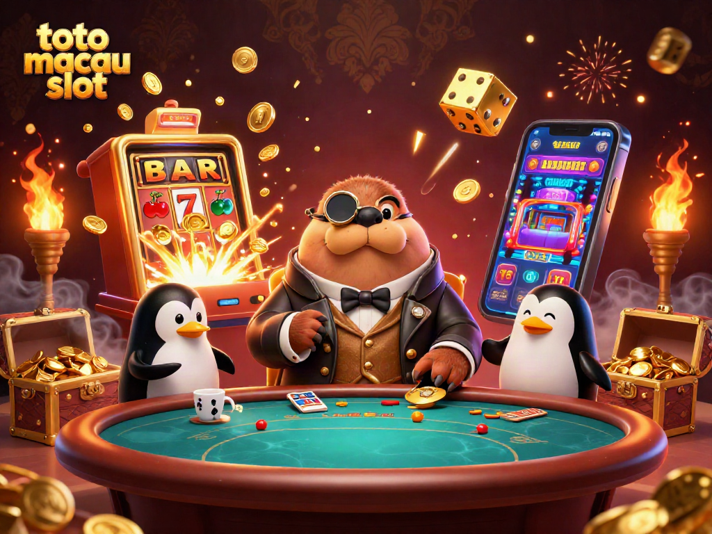 Menangkan jackpot dalam lucky run dengan Toto Macau Slot yang penuh harta dan simbol keberuntungan!