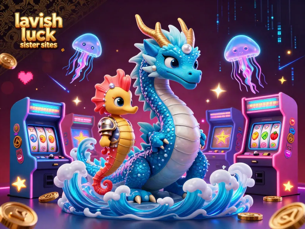 Win at lavish luck sister sites with this ultra-detailed casino-themed 3D illustration.