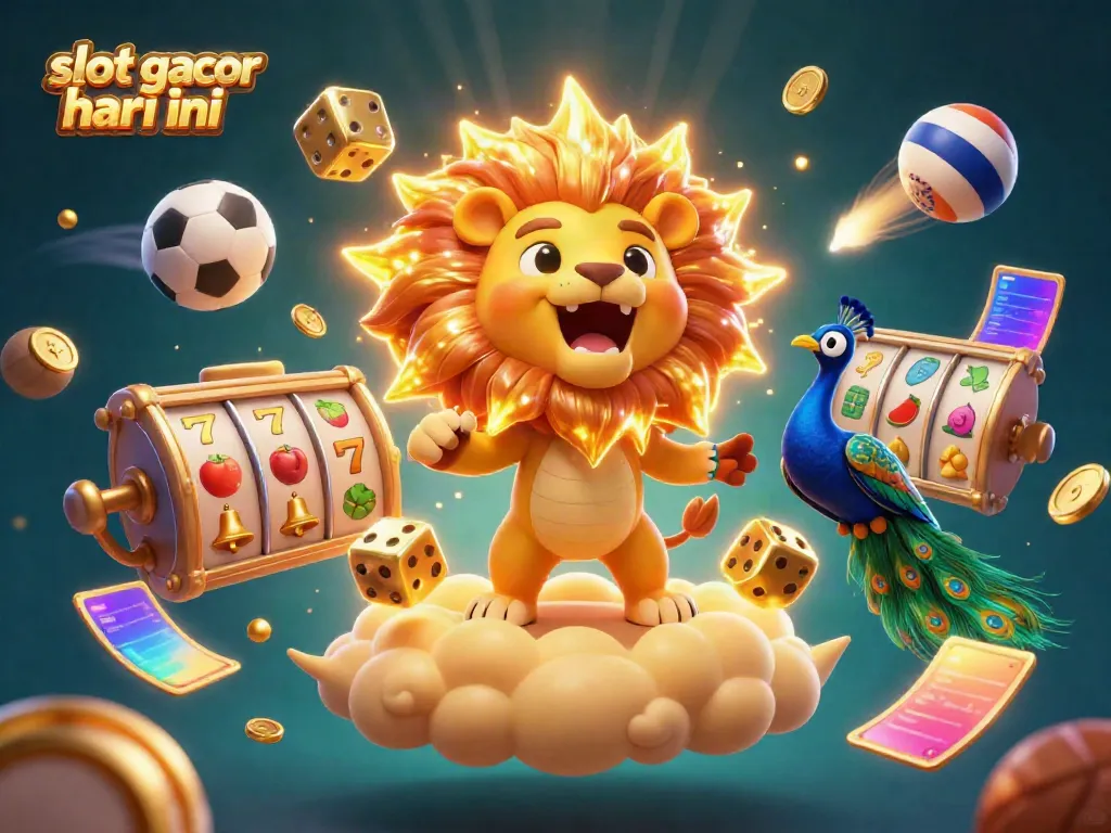 Experience thrilling gameplay with slot gacor hari ini, featuring vibrant 3D elements and characters in an engaging casino scene.