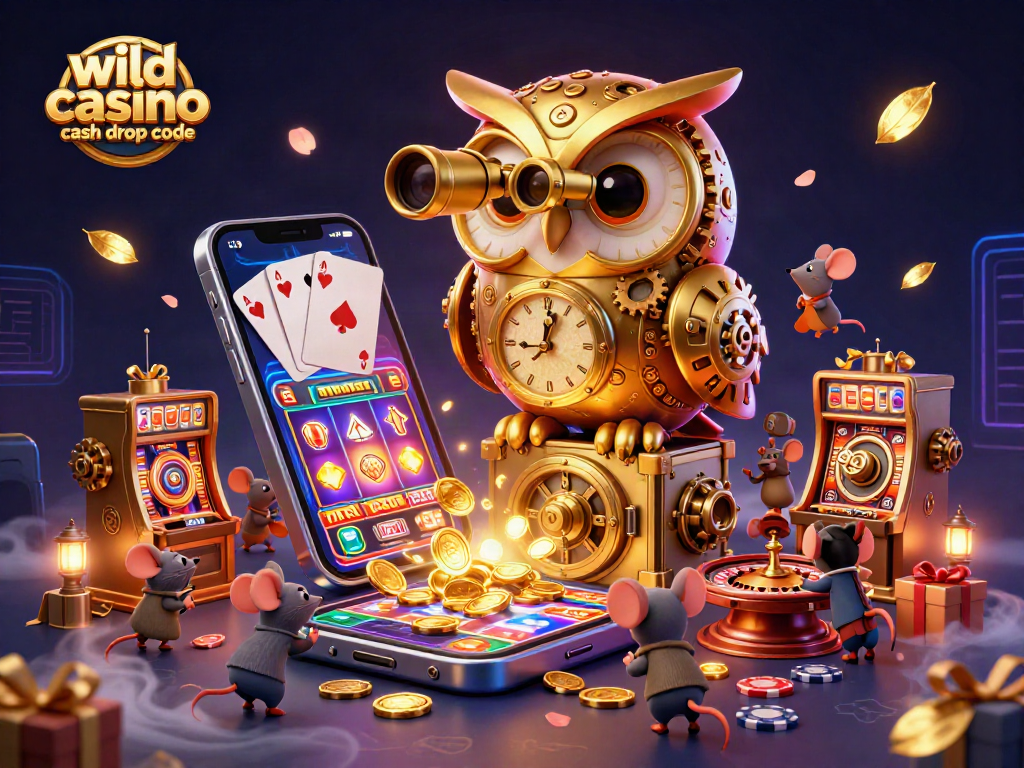 Claim your wins with the wild casino cash drop code as golden coins erupt from the smartphone.