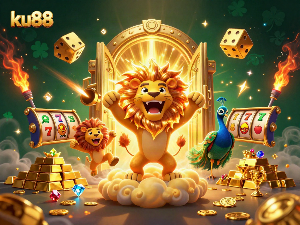 ku88 engages players with a vibrant casino world filled with golden treasures and exciting games.