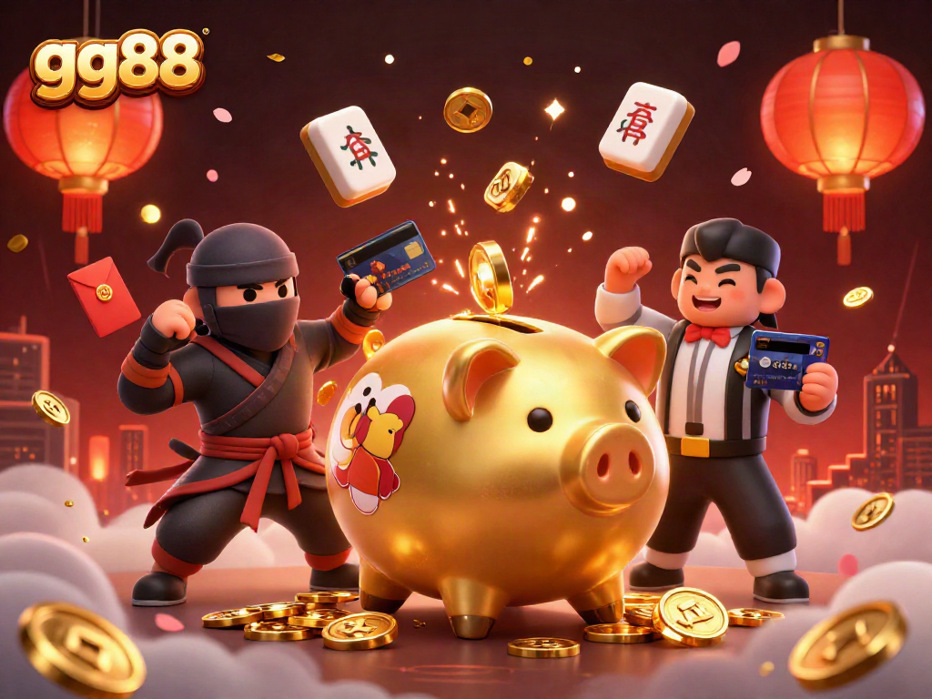 Engage with gg88's dynamic casino scene featuring vibrant characters and rich game elements.