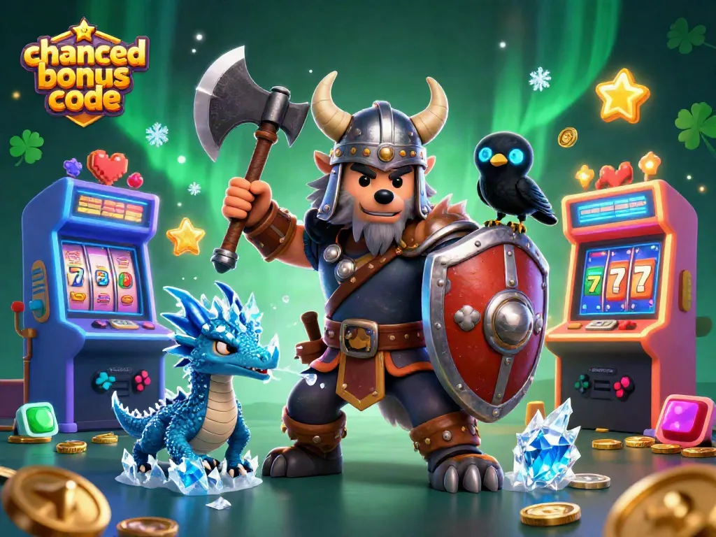 Win with the chanced bonus code for exciting games and rewards in this vibrant casino scene.